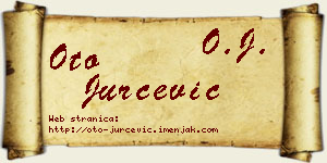 Oto Jurčević vizit kartica